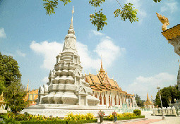 Silver Pagoda and stupa